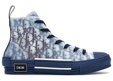 blue dior high top sneakers|dior high top sneakers men.